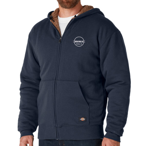   - Men's Fleece-Lined Full-Zip Hooded Sweatshirt Thumbnail