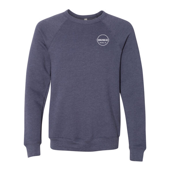   - Unisex Sponge Fleece Raglan Crewneck Sweatshirt Thumbnail